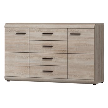 SELSEY Komoda Liberia 140 cm Dąb sonoma jasny