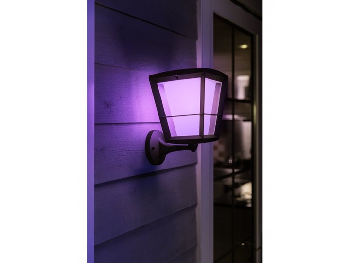 Philips Hue Econic RGBW kinkiet up czarny Lampa LED Kinkiet ogrodowy Kategoria Lampy ogrodowe
