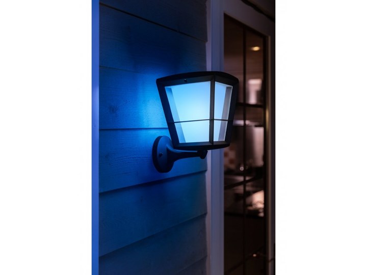 Philips Hue Econic RGBW kinkiet up czarny Kinkiet ogrodowy Lampa LED Kategoria Lampy ogrodowe
