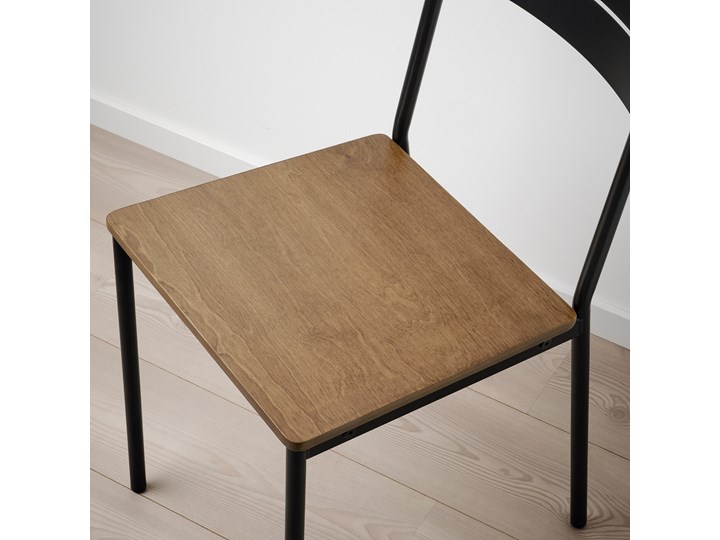 IKEA SANDSBERG / SANDSBERG Stół i 4 krzesła, czarny/czarny, 110x67 cm Kategoria Stoły z krzesłami