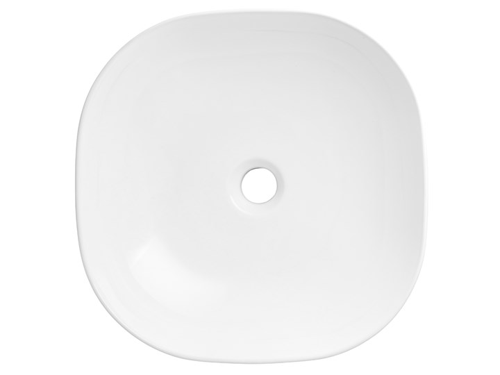 Wolnostojąca umywalka nablatowa Corsan 649995 kwadratowa biała 42 x 42 x 14,5 cm Kolor Biały Kwadratowe Wolnostojące Nablatowe Ceramika Kategoria Umywalki