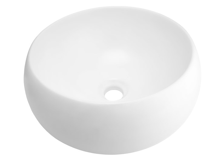 Wolnostojąca umywalka nablatowa Corsan 649926 okrągła biała 40 x 40 x 16 cm Okrągłe Wolnostojące Ceramika Kwadratowe Nablatowe Kolor Biały