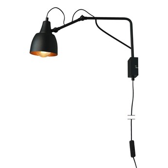 Regulowana lampa ścienna - czarny kinkiet 50cm (1xE27) Aldex (soho) 1002C1/M