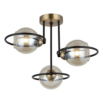 Lampa sufitowa plafoniera - żyrandol druciane ringi 3xE27, Lucea 1454-73-13 RINGO