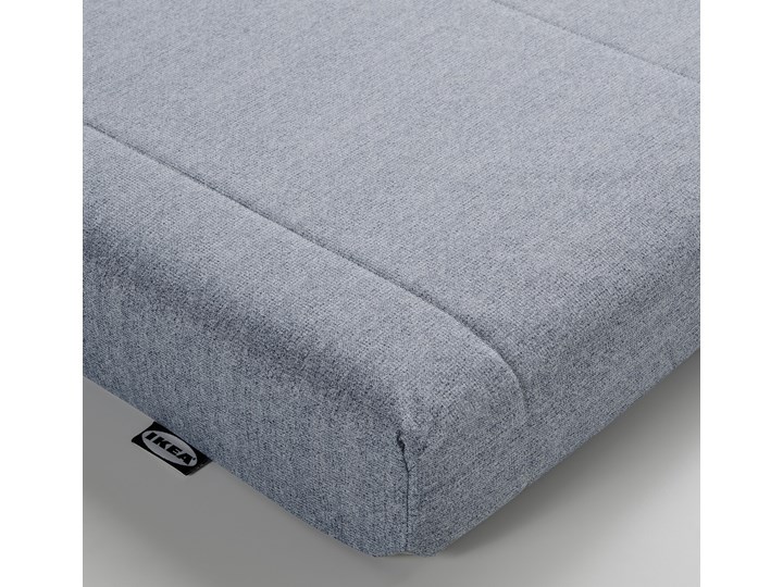 IKEA FLEKKE Leżanka z 2 szufladami, 2 materace, biały/Ågotnes twardy, 80x200 cm Drewno Łóżko drewniane Pojemnik na pościel Z pojemnikiem