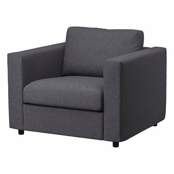 IKEA VIMLE Fotel, Gunnared średnioszary, Szerokość: 101 cm