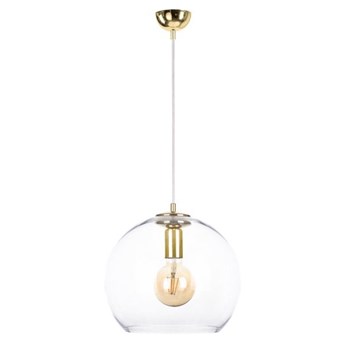 Stylowa lampa wisząca szklana kula NOE GOLD 899