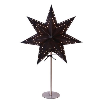 Czarna dekoracja świetlna Star Trading Bobo, wys. 51 cm