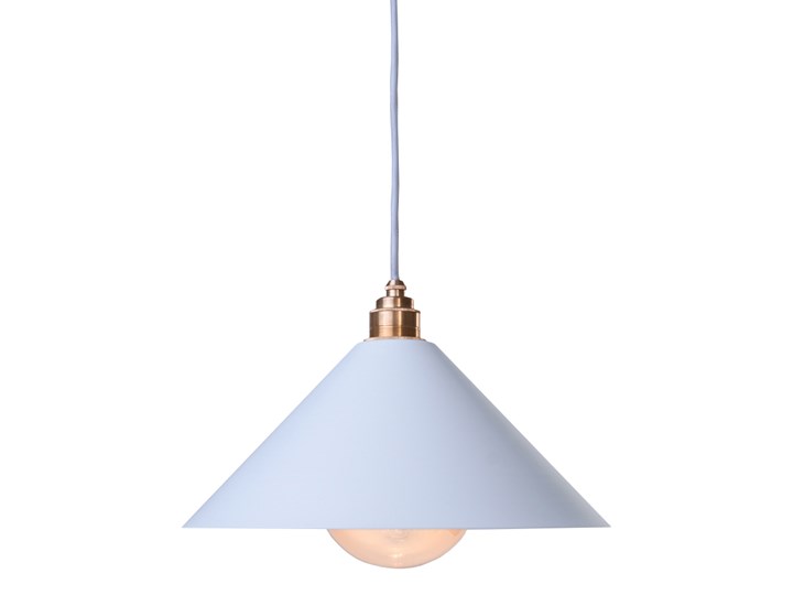 SELSEY Lampa wisząca Aloysius biała Lampa inspirowana Stal Metal Mosiądz Styl Industrialny Lampa z kloszem Styl Nowoczesny