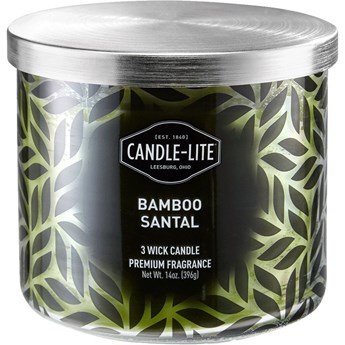 Candle-lite Everyday duża świeca zapachowa w szkle 3 knoty 14 oz 396 g - Bamboo Santal
