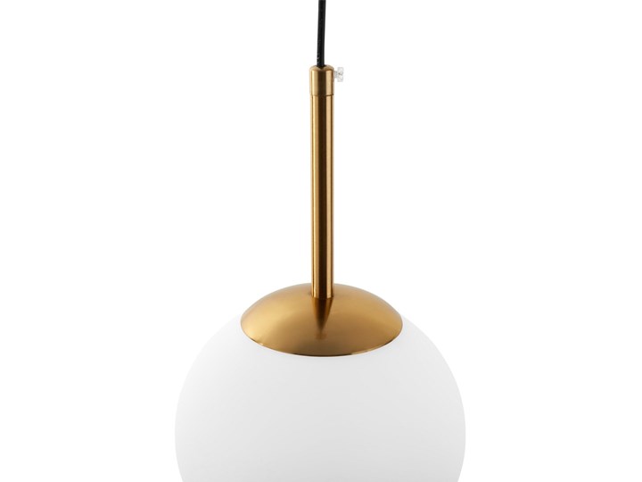 NOWOCZESNA LAMPA WISZĄCA MOSIĘŻNA FREDICA W1 Szkło Lampa z abażurem Lampa z kloszem Metal Mosiądz Pomieszczenie Kuchnia Kolor Złoty