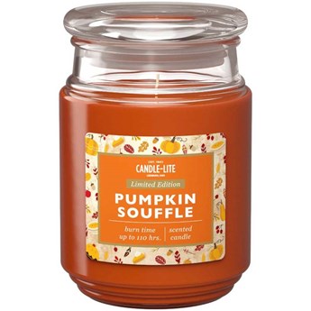 Candle-lite Everyday duża świeca zapachowa w szklanym słoju 18 oz 510 g - Pumpkin Souffle