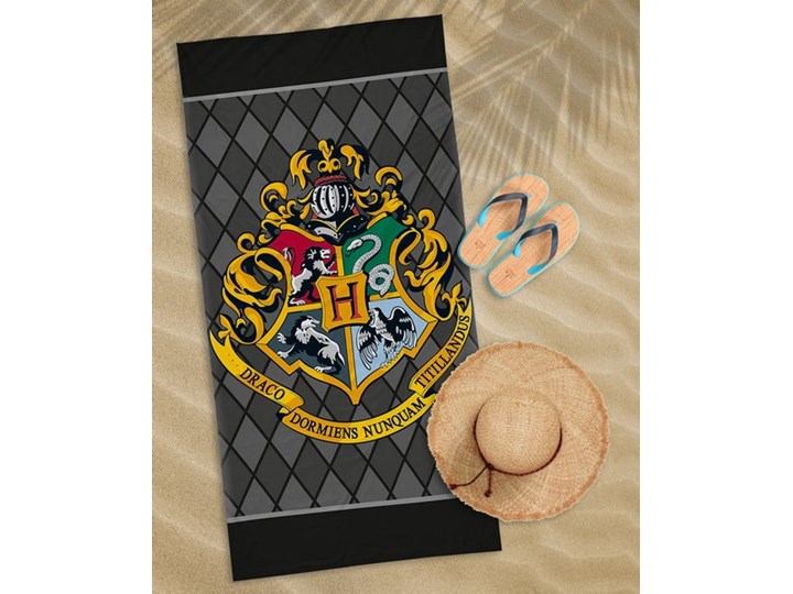 Ręcznik bawełniany licencyjny Harry Potter 70x140 RD-122 Bawełna Ręcznik kąpielowy Kategoria Ręczniki Ręcznik plażowy Ręcznik do sauny 70x140 cm Kolor Beżowy