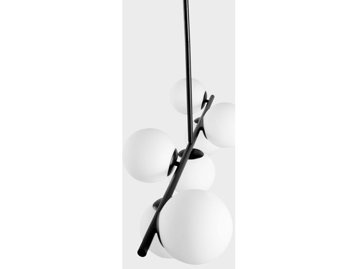 LAMPA WISZĄCA SUFITOWA NOWOCZESNA CZARNA FREDICA W7 LUMINA DECO Szkło Lampa z kloszem Metal Lampa z abażurem Kategoria Lampy wiszące
