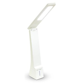 Lampka Biurkowa V-TAC 4W LED Ściemnianie Ładowanie Biały+Złoty VT-1014 2700K-6400K 550lm