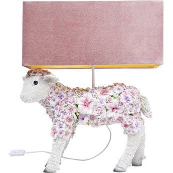 Lampa stołowa Animal Flower Sheep 57x64 cm kolorowa