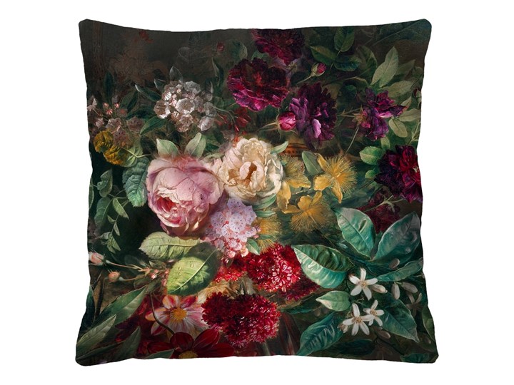Poduszka - BUKIET - 40x40 cm Poszewka dekoracyjna Poduszka dekoracyjna Welur Kategoria Poduszki i poszewki dekoracyjne Wzór Z nadrukiem