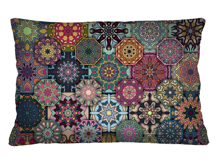 Poduszka - Valencia 40x60 cm Poduszka dekoracyjna Welur Poszewka dekoracyjna Wzór Z nadrukiem
