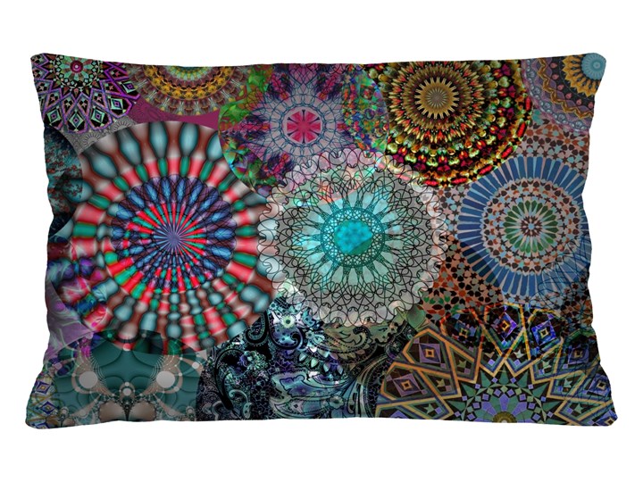 Poduszka - KARUZELA - 40x60 cm Poduszka dekoracyjna Kategoria Poduszki i poszewki dekoracyjne Poszewka dekoracyjna Welur Wzór Z nadrukiem