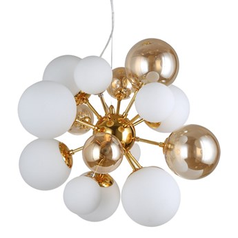 NOWOCZESNA LAMPA WISZĄCA ZŁOTA GALAKSIDA W10 LUMINA DECO