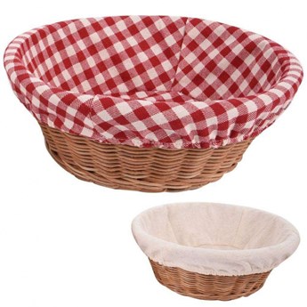 Koszyk, rattan, okrągły, na pieczywo, chleb, 22 cm kod: O-731152