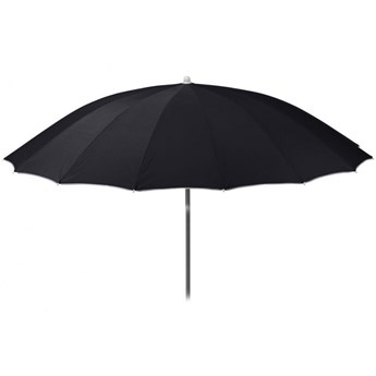 Parasol plażowy, ogrodowy, 220 cm, regulowany, łamany, czarny kod: O-339101