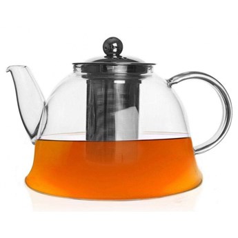 Dzbanek szklany z zaparzaczem do ziół i herbaty, zaparzacz, czajnik, 1,65 l, sitko kod: O-152594