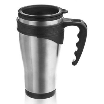 Kubek termiczny z uchwytem, stalowy, termos 0,45 l kod: O-125883