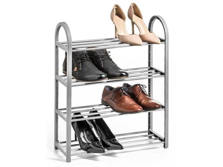 Regał, półka, szafka, organizer, stojak na buty, 4 poziomy, piętrowy kod: O-811107-S