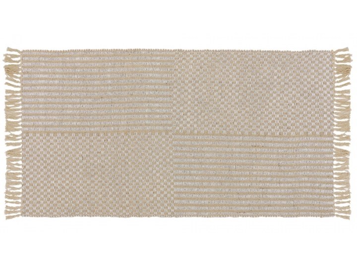 Dywan z juty 80 x 150 cm beżowy ADABAG kod: 4251682263221 Kategoria Dywany
