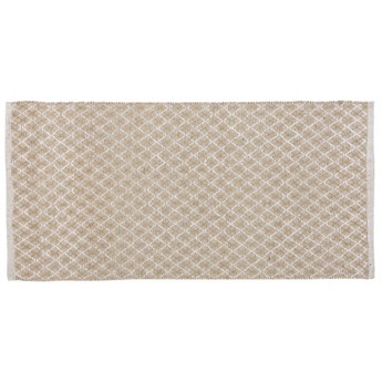 Dywan z juty 80 x 150 cm beżowy AKBEZ kod: 4251682263122