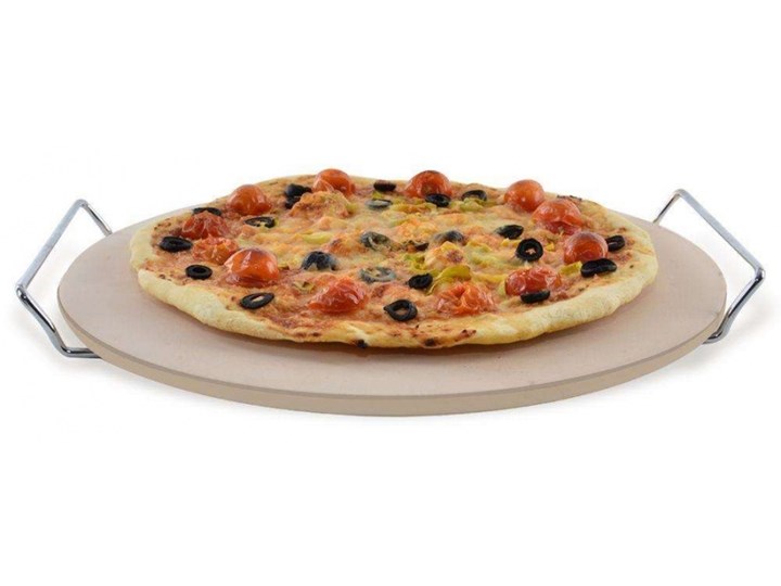 Kamień do pieczenia pizzy, okrągły, forma na pizzę, stojak kod: O-123701 Do pizzy Metal Do ciastek Drewno Kategoria Formy i foremki