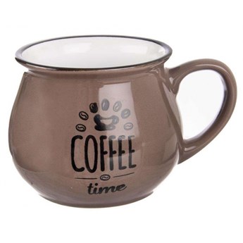 Kubek ceramiczny z uchem, do kawy, herbaty, 320 ml kod: O-128810-BR