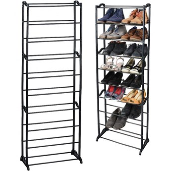 Regał, półka, szafka, organizer, stojak na buty 4 poziomy, piętrowy, na 20 par butów kod: O-569053