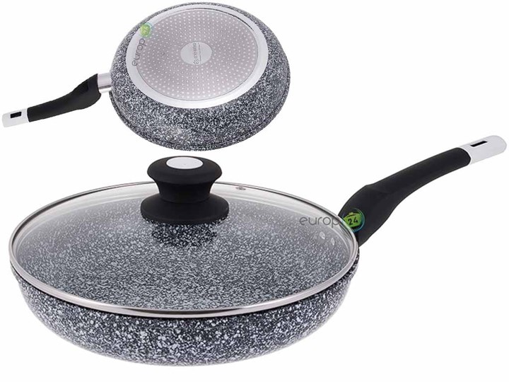 Patelnia marmurowa 30 cm indukcja Edenberg EB 9169 ceramiczna Ceramika Kategoria Aluminium Granit Indukcja