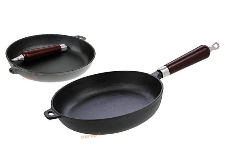 Patelnia ŻELIWNA KingHoff KH 1117 ciężka INDUKCJA 20 cm GAZ | Kup teraz®