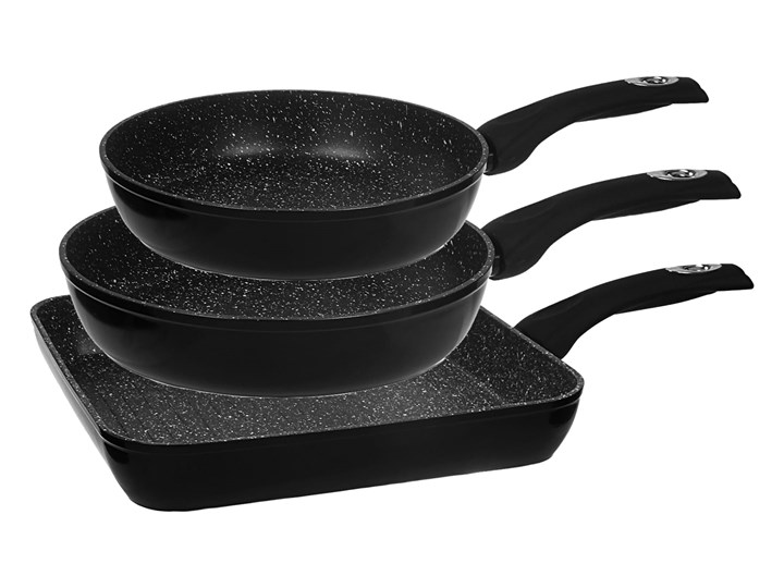 Patelnia marmurowa Edenberg EB 1732 3szt Ceramiczna Indukcja Granitowa | Kup teraz®