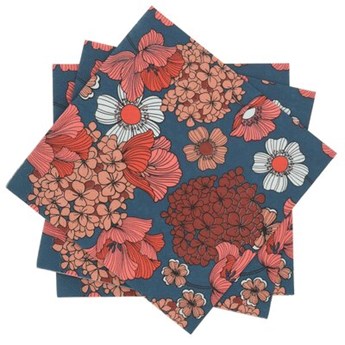 Serwetki papierowe w kwiaty DUKA VALLMO 20 sztuk 33x33 cm