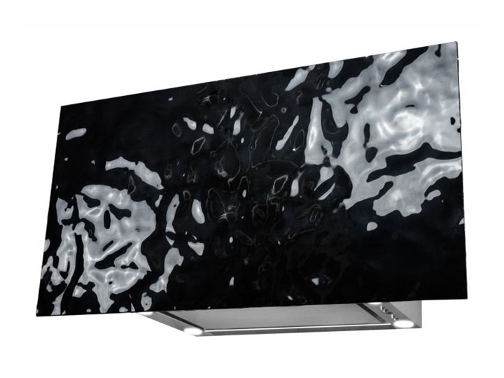Okap kominowy Flexi Wave Black 80 cm