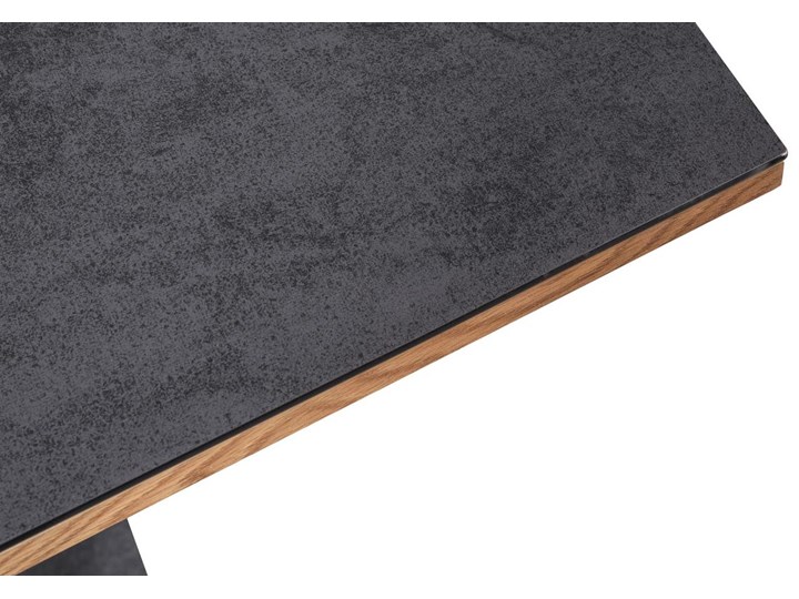 Stół jadalniany na jednej nodze Concord w kolorze dąb złoty Płyta MDF Długość 80 cm Szerokość 80 cm Szkło Długość 180 cm Długość 140 cm Pomieszczenie Stoły do salonu Drewno Szerokość 140 cm Wysokość 140 cm Pomieszczenie Stoły do jadalni