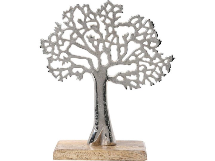 Drzewko ozdobne, 23x8x27 cm Metal Rośliny Kategoria Figury i rzeźby