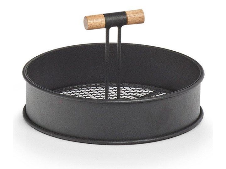 Podstawka metalowa z uchwytami, Ø 20 cm, ZELLER Kategoria Przyprawniki Stal nierdzewna Kolor Czarny