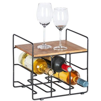 Stojak na wino LOFT z półką, WENKO