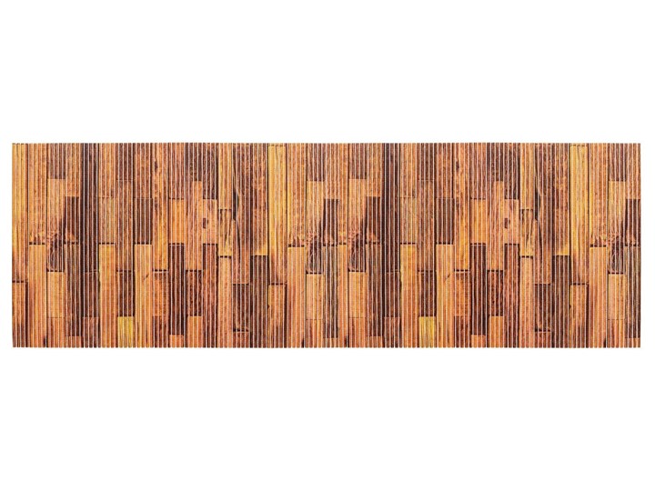 Mata antypoślizgowa LAMBRIS, 65 x 200 cm, wzór drewna, WENKO Kategoria Dywaniki łazienkowe Drewno 65x200 cm Syntetyk Prostokątny Kolor Brązowy