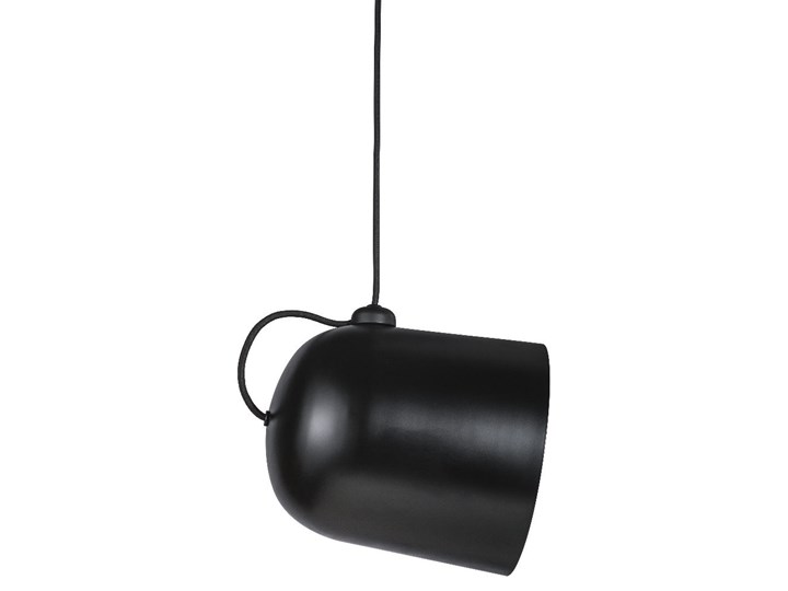 SELSEY Lampa wisząca Angle 31,5 cm czarny metalowy klosz Lampa z kloszem Styl Industrialny