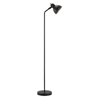 SELSEY Lampa podłogowa Aslak 140 cm czarna