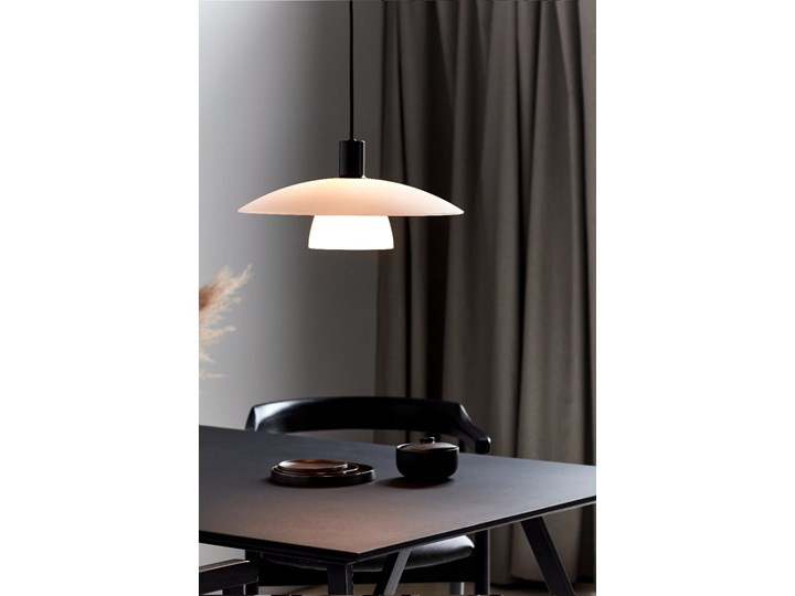 SELSEY Lampa wisząca Verona szklany klosz Szkło Pomieszczenie Kuchnia Metal Lampa z kloszem Styl Industrialny