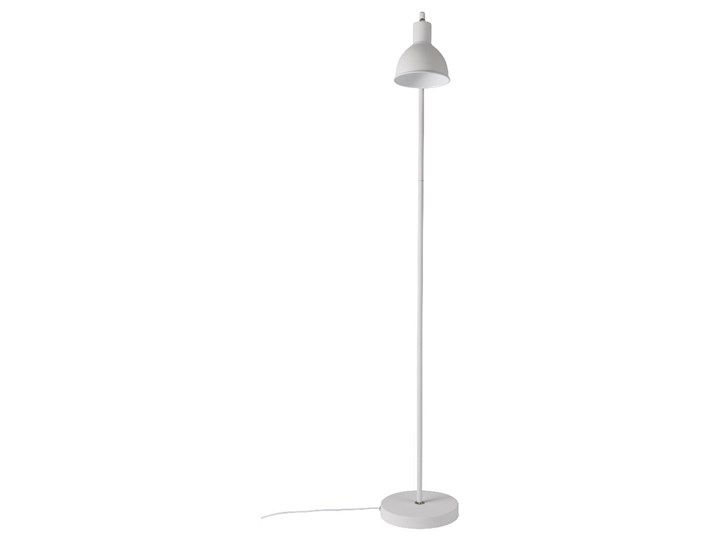 SELSEY Lampa podłogowa Pop Rough 145 cm biała Metal Lampa z regulacją wysokości Lampa z kloszem Pomieszczenie Salon