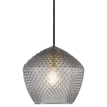 SELSEY Lampa wisząca Orbiform szklany klosz