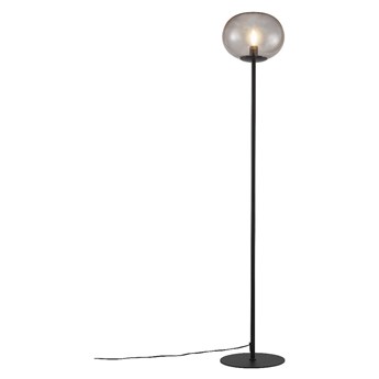 SELSEY Lampa podłogowa Alton 150 cm na czarnej podstawie
